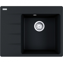 Zlewozmywak FRANKE Fragranit CNG 611-62 TL ociekacz z lewej strony, onyx 114.0633.129
