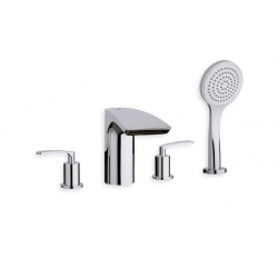Bateria wannowa podtynkowa BOLLICINE chrom Cristina Rubinetterie BO126CR