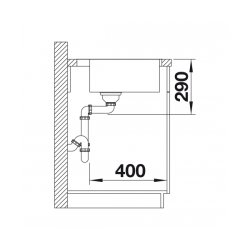 Zlewozmywak BLANCO ANDANO 700-IF/A Stal polerowana, korek auto., InFino, PushControl 525246