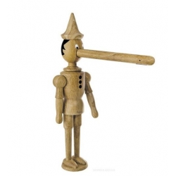 Bateria zlewozmywakowa stojąca PINOCCHIO drewniana Emmevi Rubinetterie 1887LC