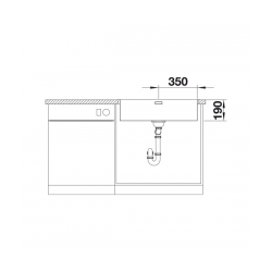 Zlewozmywak BLANCO ANDANO 700-IF/A Stal polerowana, korek auto., InFino, PushControl 525246
