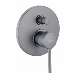 Bateria podtynkowa 2-drożna PIPER czarny mat Emmevi Rubinetterie 45019NO