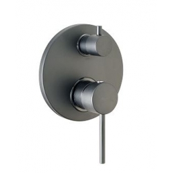Bateria podtynkowa 3-drożna PIPER czarny mat Emmevi Rubinetterie 45029NO