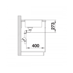 Zlewozmywak BLANCO ZEROX 400-IF Stal Durinox, InFino 523097