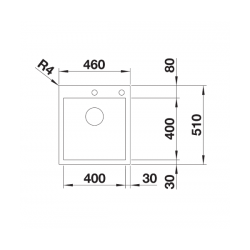 Zlewozmywak BLANCO ZEROX 400-IF/A Stal Durinox, korek auto., InFino, PushControl 523100