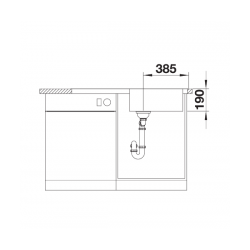 Zlewozmywak BLANCO DINAS XL 6 S Stal szczotkowana, odwracalny 524254