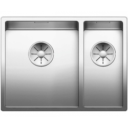 Zlewozmywak BLANCO CLARON 340/180-U Stal polerowana lewa, InFino 521609