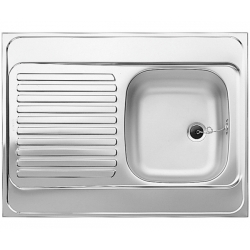 Zlewozmywak BLANCO R-ES 8x6 Stal matowa odwracalny, bez przelewu, nakładany (1 1/2) 510500