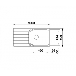 Zlewozmywak BLANCO CLASSIMO XL 6 S-IF Stal polerowana odwracalny, korek auto., PushControl, InFino 525327