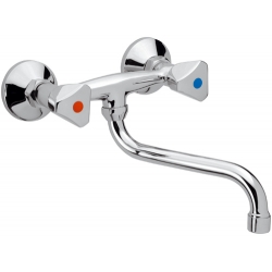 Bateria zlewozmywakowa ścienna STANDARD chrom Daniel Rubinetterie R7004