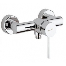 Bateria natryskowa ścienna (korpus) PIPER biały mat Emmevi Rubinetterie 45002BO