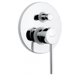 Bateria podtynkowa 2-drożna PIPER złota Emmevi Rubinetterie 45019OR