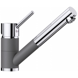 Bateria BLANCO ANTAS-S Silgranit-Look Szarość Skały/Chrom ND [niskociśnieniowa] 518795