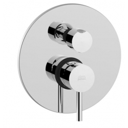 Bateria podtynkowa 2-drożna LIGHT z przełącznikiem mechanicznym chrom Paffoni Rubinetterie LIG018CR
