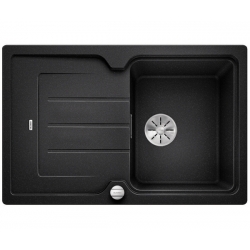 Zlewozmywak BLANCO CLASSIC NEO 45 S Silgranit PuraDur Antracyt odwracalny, korek auto., InFino, deska tworzywo 523995