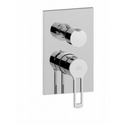 Bateria podtynkowa 2-drożna z przełącznikiem mechanicznym WEST chrom Paffoni Rubinetterie WS018CR
