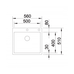 Zlewozmywak BLANCO CLARON 500-IF/A Stal Durinox, korek auto., InFino, PushControl 523393