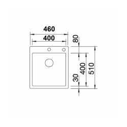 Zlewozmywak BLANCO CLARON 400-IF/A Stal polerowana, korek auto., InFino, PushControl 521632