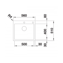 Zlewozmywak BLANCO ZEROX 500-IF/A Stal Durinox, korek auto., InFino, PushControl 523101