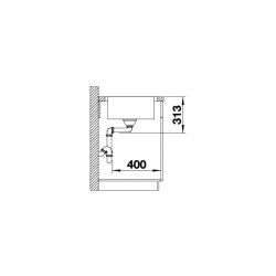 Zlewozmywak BLANCO CLASSIMO XL 6 S-IF Stal polerowana odwracalny, korek auto., PushControl, InFino 525327