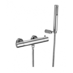 Bateria natryskowa ścienna termostat (kompletna) LIGHT chrom  Paffoni Rubinetterie LIQ168DCR