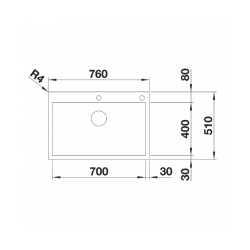 Zlewozmywak BLANCO ZEROX 700-IF/A Stal Durinox, korek auto., InFino, PushControl 523102