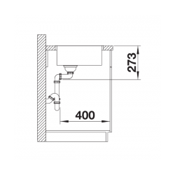 Zlewozmywak BLANCO ZEROX 340-IF Stal Durinox, InFino 523096