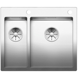 Zlewozmywak BLANCO CLARON 340/180-IF/A Stal polerowana prawa, korek auto., InFino, PushControl 521647