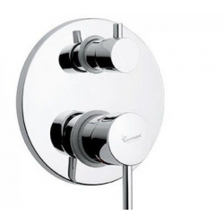 Bateria podtynkowa 3-drożna PIPER chrom Emmevi Rubinetterie 45029CR