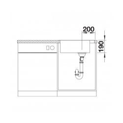 Zlewozmywak BLANCO CLARON XL 60-IF/A Steamer SystemPlus Stal polerowana, korek auto., InFino, PushControl 521641