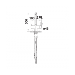 Bateria BLANCO TRIMA Chromowana, z filtrem 525231