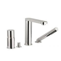 Bateria wannowa 4-otworowa ADE chrom Emmevi Rubinetterie 78120CR
