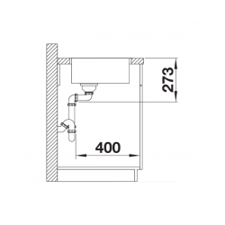 Zlewozmywak BLANCO ZEROX 500-IF Stal Durinox, InFino 523098