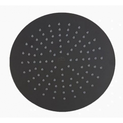 Sito natryskowe EMMEVI 30cm czarny mat Emmevi Rubinetterie C06657NO