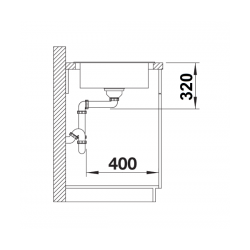 Zlewozmywak BLANCO LIVIT XL 5 S Stal szczotkowana odwracalny 515651
