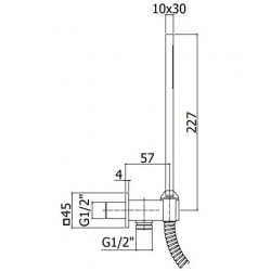Zestaw 3w1 Premium II chrom Paffoni Rubinetterie ZDUP095CR