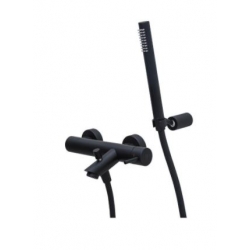 Bateria wannowa ścienna LIGHT czarny mat Paffoni Rubinetterie LIG023NO