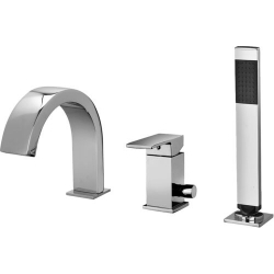 Bateria wannowa 3-otworowa ELLE chrom Paffoni Rubinetterie EL040CR