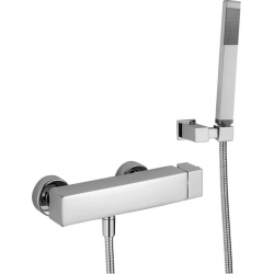 Bateria natryskowa ścienna LEVEL chrom Paffoni Rubinetterie LEC168DCR