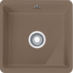 Zlewozmywak ceramiczny Franke KUBUS KBK 110-40 CAPPUCCINO 126.0379.978