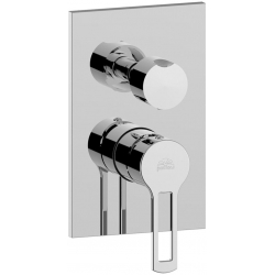 Bateria podtynkowa 2-drożna z przełącznikiem mechanicznym RINGO chrom Paffoni Rubinetterie RIN018CR