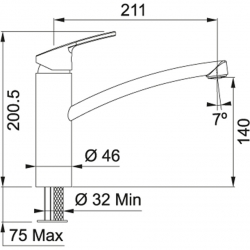 Bateria FRANKE SMART Chrom 115.0391.460
