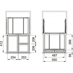 Sortownik FRANKE Sorter FX Stal szlachetna/tworzywo sztuczne 121.0557.763