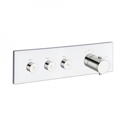 Bateria podtynkowa termostatyczna z regulacją strumienia (kompletna) CRS SYSTEM chrom Cristina Rubinetterie XT713CR