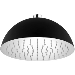 Sito natryskowe fi-300mm chrom/czarny mat Paffoni Rubinetterie ZSOF132CRNO
