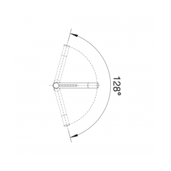 Bateria Blanco ALTA-S Compact Silgranit-Look Czarny/Chrom 526161