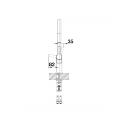 Bateria Blanco CARENA-S Vario Czarny/Chrom 526172