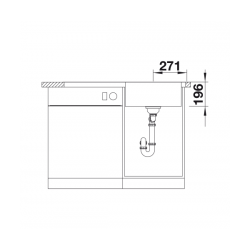 Zlewozmywak Blanco DIVON II 5 S-IF LEWA Z KOR. INFINO 521659