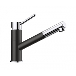 Bateria Blanco KANO-S Silgranit-Look Czarny/Chrom 526174