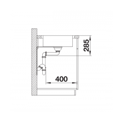 Zlewozmywak Blanco LANTOS XL 6 S-IF COMPACT stal szlachetna szczotkowana 523140